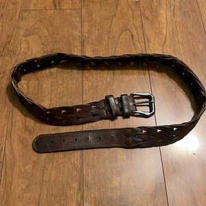 Excellent quality, brown letter belt.